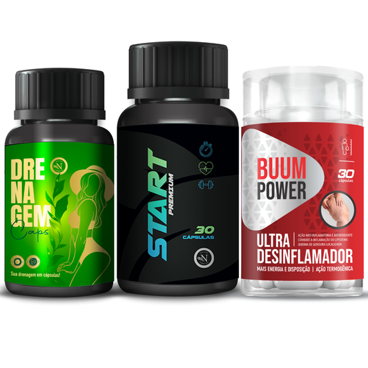 START PREMIUM + Drenagem Caps + Buumpower